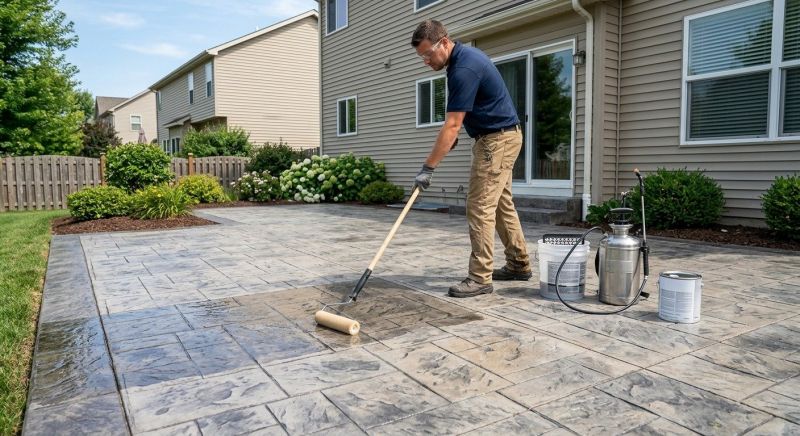 Concrete Walkway Sealing in Gig Harbor, WA