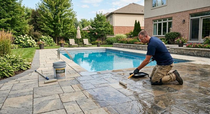 Courtyard Sealing in Kansas City, KS