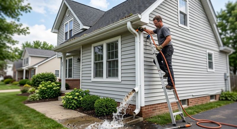 Gutter Downspout Unclogging in Pittsburgh, PA