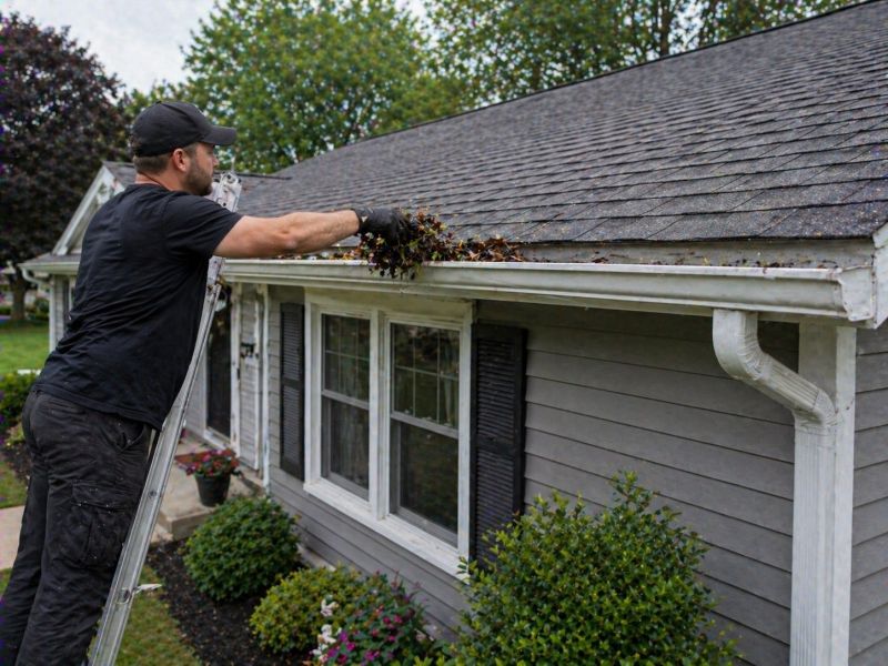 Gutter Leaf Clearing in Richmond, VA