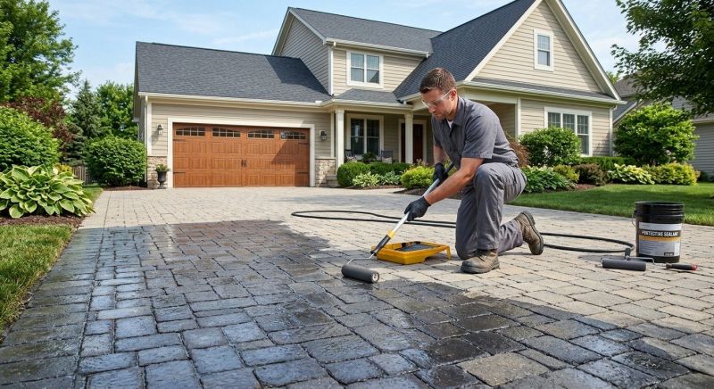 Paver Driveway Sealing in Alpharetta, GA