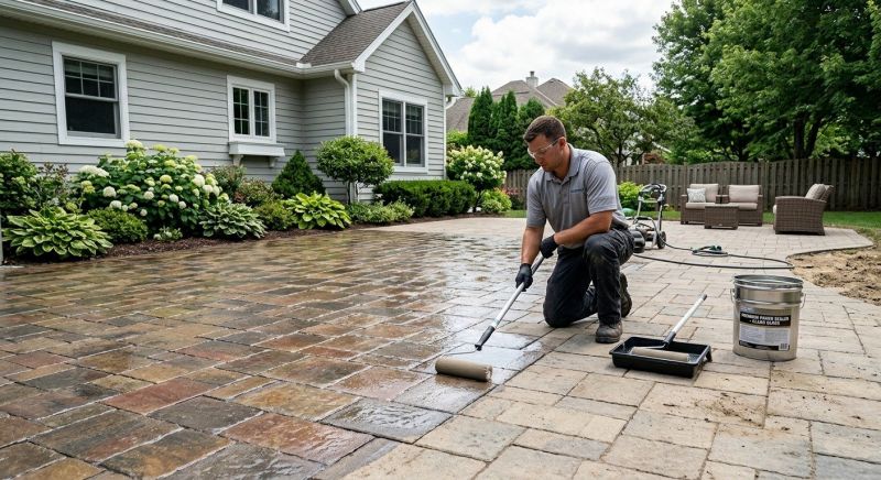 Porch Concrete Sealing in Alpharetta, GA